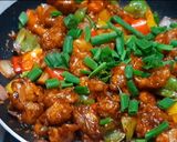 A picture of step 9 of MINT Chilli GARLIC MUSHROOM.
