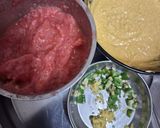 A picture of step 2 of Kathiyawadi Papad ki Sabji.