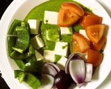 A picture of step 3 of Hariyali Paneer Tikka.