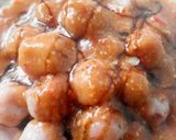 Foto langkah ke 5 dari resep Cilok kornet bumbu kacang.