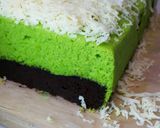 Foto langkah ke 8 dari resep Brownies Kukus Coklat Pandan 🍫🌿.