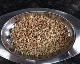 A picture of step 1 of Almond, sesame and jaggery fudge (badam gur papadi).