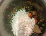 A picture of step 4 of Mint pulao.