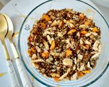 Foto del paso 5 de la receta: Ensalada de lentejas con pulpo y verduras al curry