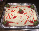 A picture of step 11 of Strawberry Poke Cake😍.