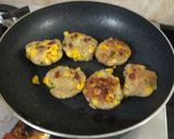 A picture of step 11 of Corn Tikki.