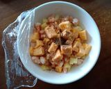 Hình bước làm 1 của món Bún chả giò
