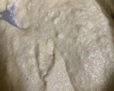 A picture of step 2 of Semolina Dhokla.
