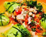 Foto del paso 4 de la receta: Sopa de Salmón Rocoto con Aguacate (Spicy Salmón Soup)
