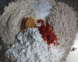A picture of step 1 of Ragi nachos.