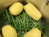 Caldo de verduras. Olla exprés