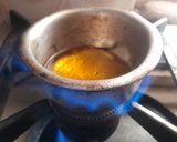 A picture of step 1 of Besan dhokla / khaman dhokla.