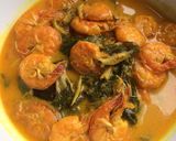 Foto langkah ke 9 dari resep Gulai Udang Daun Singkong.