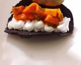 A picture of step 4 of Mango Salsa With Chocolate Tacos.