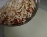 A picture of step 1 of Ras malai.