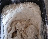 A picture of step 3 of Mahamri #breakfastideas.
