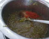 A picture of step 4 of Raw mango chunda.