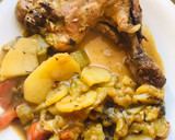 Foto del paso 5 de la receta: Patamuslos de pollo al tomillo con papas