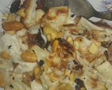 A picture of step 5 of Umm Ali (Egyptian Bread Pudding).