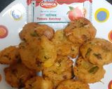 A picture of step 4 of Corn, cheese & vegetable fritters.