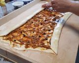 Foto del passaggio 5 della ricetta Focaccia voltata con la cipolla novella "spinźal" glutenfree