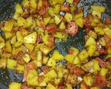 A picture of step 5 of Aloo Gajar Sabji.
