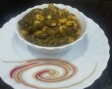 A picture of step 9 of Spinach Corn Curry.
