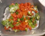 A picture of step 1 of Egg Veg. Crepes.