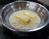 Foto langkah ke 2 dari resep Japanese Cheese Cake (Cheddar).