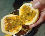 A picture of step 1 of Passion fruit juice.