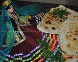 A picture of step 14 of Flat  Naan  Bread نان تافتون.