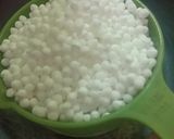 A picture of step 1 of Sabudana Mathri.