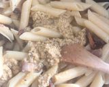 Une image de l'étape 5 de Véritable recette des pâtes à la carbonara.