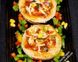 A picture of step 4 of Cheesy Bread Disc Tawa Pizza.
