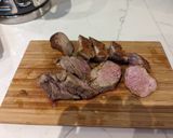 A picture of step 6 of Honey & soy duck salad.