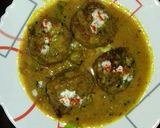 A picture of step 4 of Lauki cofta.