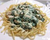 Bébispenótos- tejszínes csirkemell tésztával recept fázis 4 fotója