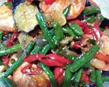 Foto langkah ke 7 dari resep Samba Buruak-buruak alias lauk campur 😂.