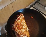Foto del paso 3 de la receta: Huevos con jamón y queso