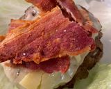 A picture of step 5 of Smoke Shack Smash Burger Wrap.