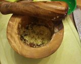 A picture of step 17 of Mofongo Volcano w/Pollo Guisado (Chicken Stew).