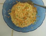 Foto langkah ke 3 dari resep MPASI Bread Crumbs Rice Ball with Mozarella Cheese (bola nasi).