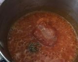 A picture of step 3 of Knorr noodles with pink sauce.
