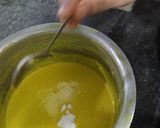 A picture of step 3 of Khaman Dhokla.