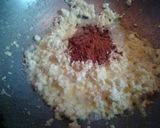 A picture of step 3 of Chena chocolate panjiri.