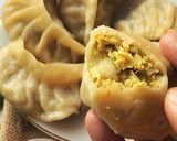 চিকেন ডামপ্লিংস/মোমো রেসিপির ধাপ 7 ছবি