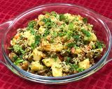 A picture of step 6 of Savory Chana-Aloo Chaat.