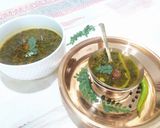 A picture of step 12 of Drum stick leaves Rasam.