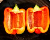 Foto del paso 1 de la receta: Morrón relleno a la parrilla
