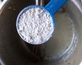 A picture of step 6 of Hokey pokey candy.